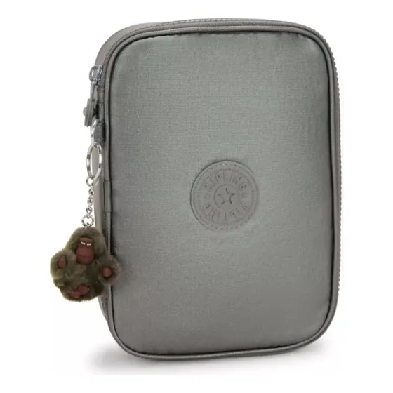 Kipling Lapicera 100 Pens Metálica 100% Color Moon Grey Metallic Color Sólido