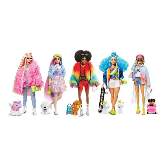 Muñeca Barbie Extra +15acesorios Con Mascota Original Mattel
