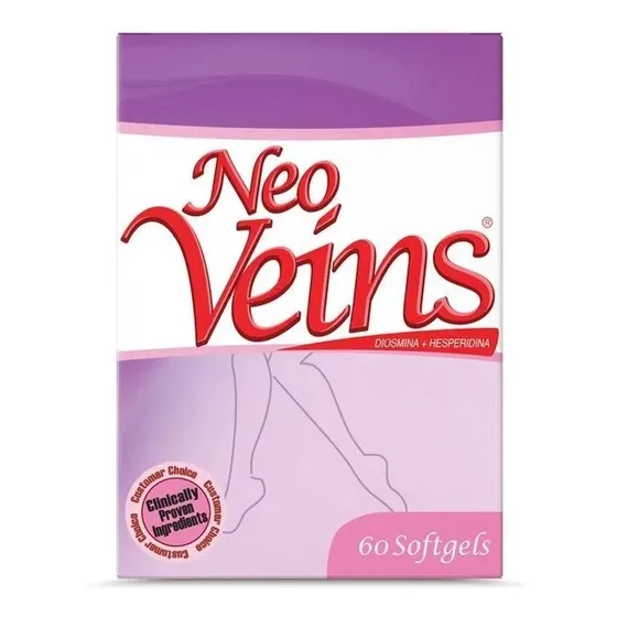 Neoveins 500mg 60 Softgels - Unidad a $1346