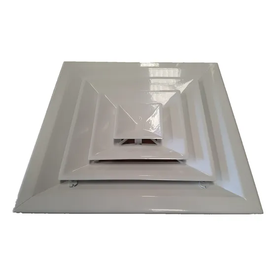 Difusor De Inyeccion Fijo 4 Vias (aluminio) 12¨x 12¨