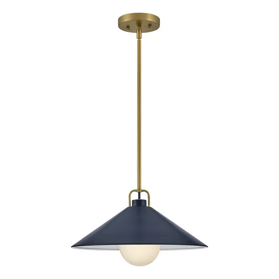 Lark Milo 84437lcb-mv Coolie Shade Lampara Colgante Altura +