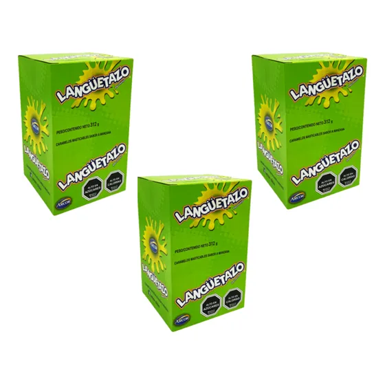 Masticable Languetazo Con Sabor A Manzana-arcor(pack Con 3u)