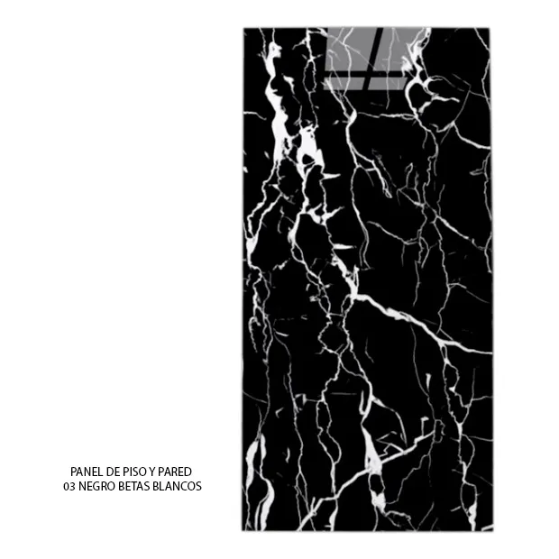 Panel Decorativo Autoadhesivo Variedad Modelos Negro-blanco