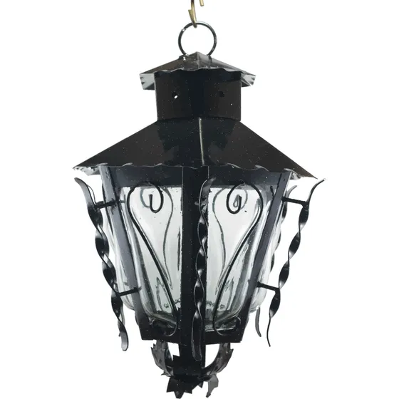 Lámpara Colgante Farol Hexagonal Soplado