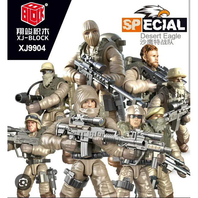 Soldados Militares Desert Eagle Mega Construx Call Of Duty