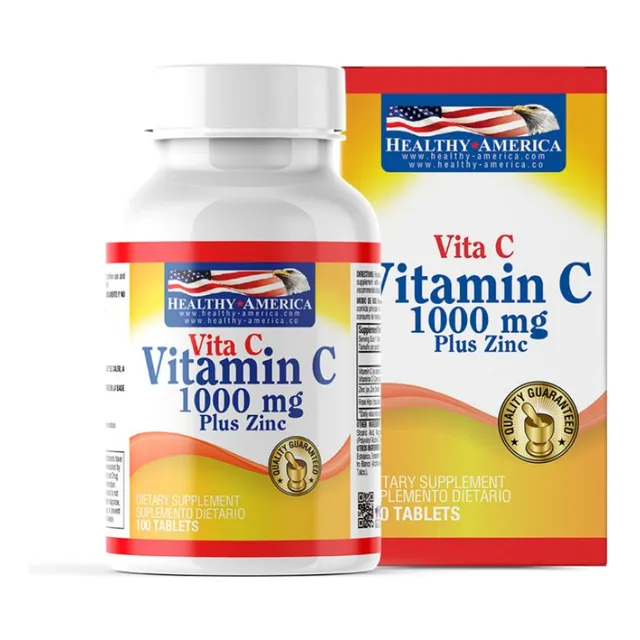 Vitamina C 1000mg + Zinc X100 - Unidad a $520