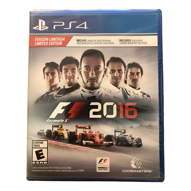 F1 2016 Limited Edition Ps4 Fisico Nuevo Sellado
