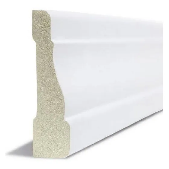 Zócalo Blanco Para Piso Flotante Ceramica- Porcelanato P