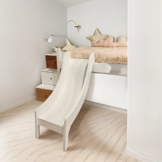 Mini Tobogan Infantil Juvenil Para Cama Nido Rabbikids