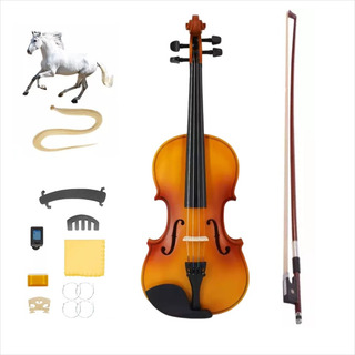 Principiantes Violin 1/4 Con Estuche Brea Arco Acustico Niño Principiantes Violin 1/4 Con Estuche Brea Arco Acustico Niño