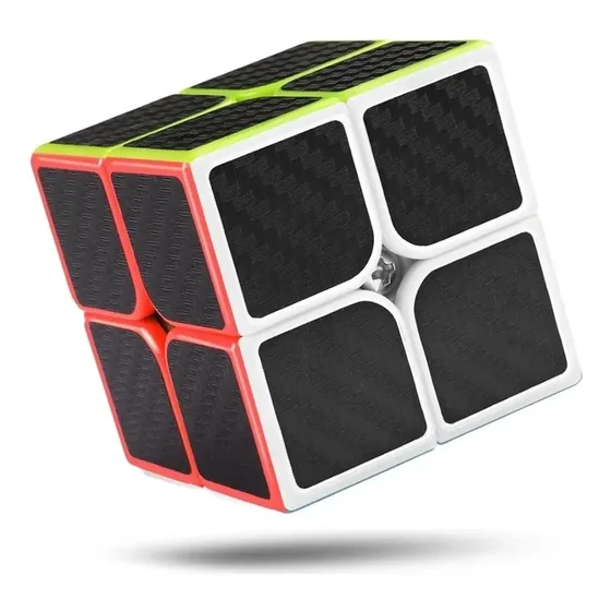 Cubo Moyu Meilong 2x2 Fibra De Carbon 2x2x2 Rubik Mágico