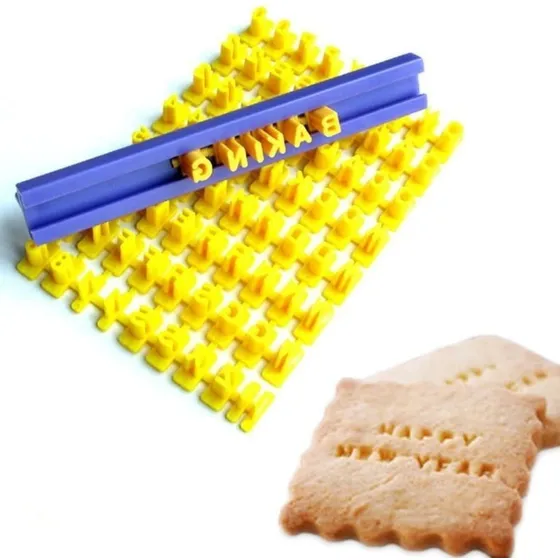 Forminhas Molde Massa Biscuit Biscoito Bolo Números E Letras