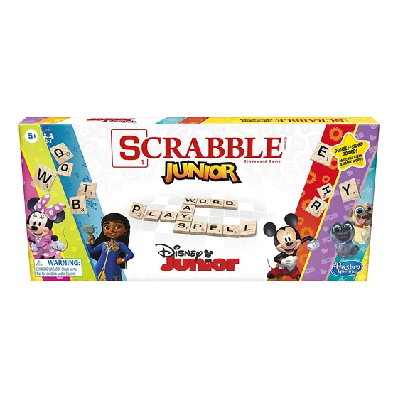 Hasbro Gaming Scrabble Junior Disney Junior Edition Board