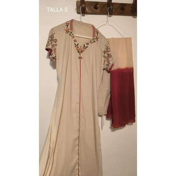 Vestido Indio -kurta Talla Única - Con Pantalón Incluido