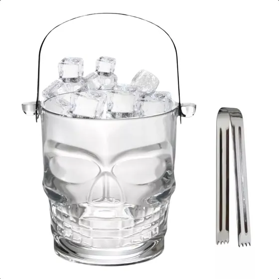 Set Hielera Con Pinza Para Hielo 