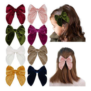 Esumun Christmas Velvet 5 Pulgadas Swallowtail Fable Bow Bow Esumun Christmas Velvet 5 Pulgadas Swallowtail Fable Bow Bow