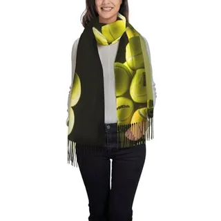 Bufanda De Invierno De Poliéster Con Diseño De Rayas Y Borla Bufanda De Invierno De Poliéster Con Diseño De Rayas Y Borla