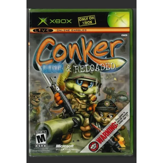 Conker Live And Reloaded Xbox Clássico Novo Americano Lacrad