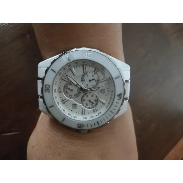 Reloj Blanco Cerámica Swiss Legend