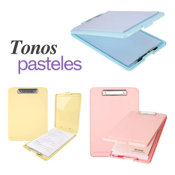 Tabla De Apoyo Con Deposito De Colores Con Gancho