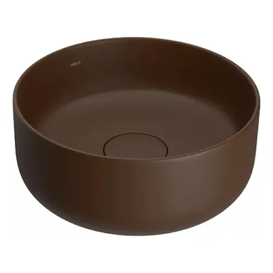 Bacha Deca De Apoyo Redonda 30cm L.12030.22 Porcelana Marron