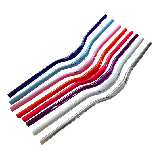 Guidão #244 Curvo Bike Rise Bar 31.8 Wheeling Grau Mtb 