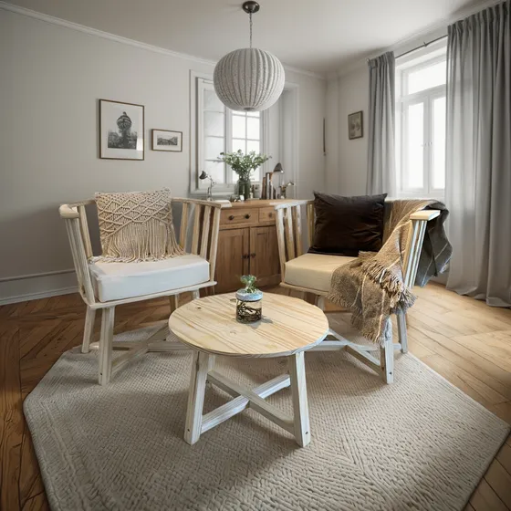 Sillón Gervasoni X2 + Mesa + Almohadones Asiento