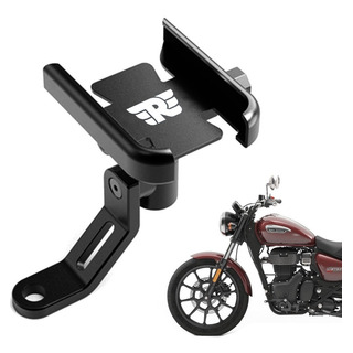 Suporte Celular Alumínio Moto Royal Enfield Meteor 350 Suporte Celular Alumínio Moto Royal Enfield Meteor 350
