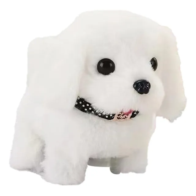 Cachorro Robot Perro De Peluche Que Camina Ladrando Lindo Pe