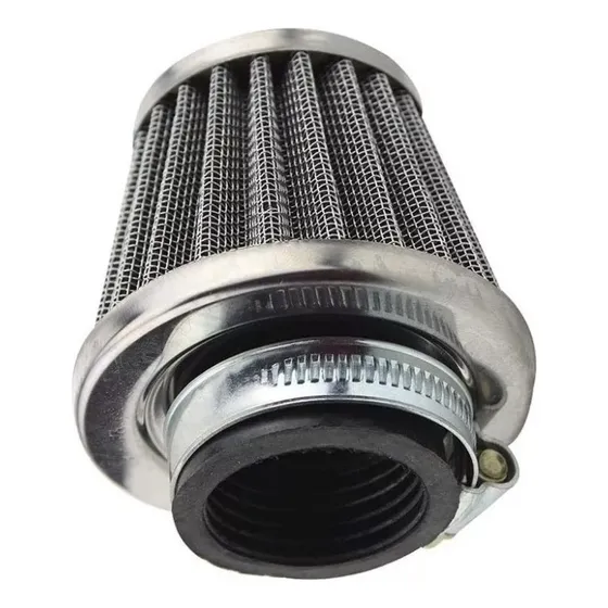 Filtro De Aire Alto Flujo Para Motos Entrada 27mm A 55mm