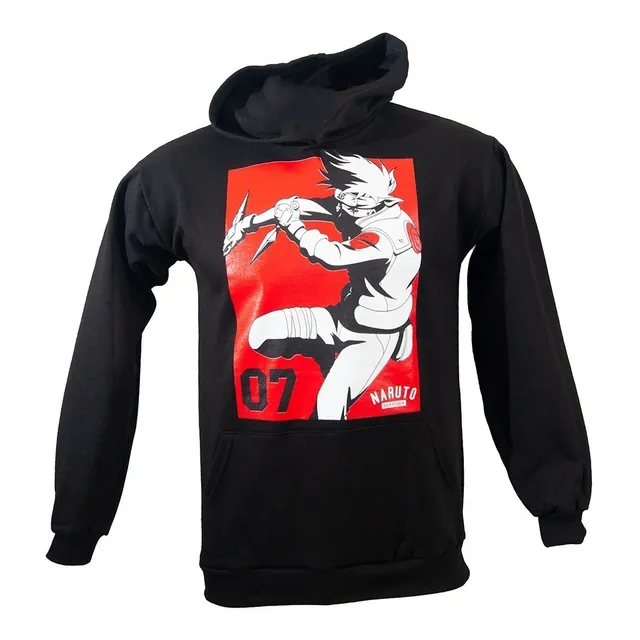 Naruto Shippuden Buzo Algodon Canguro Capucha Anime