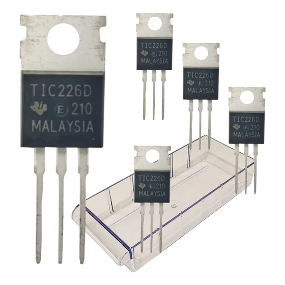 Transistor Triac Tic226d (5 Peças) Tic 226d Tic226 226
