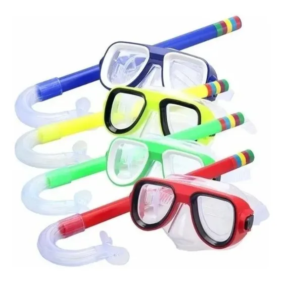 Set, Kit De Snorkel Playero Para Niños Y Niñas Playa Buceo