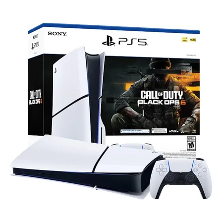 Consola Play 5 Slim Edición Disco + Call Of Duty Black Ops 6