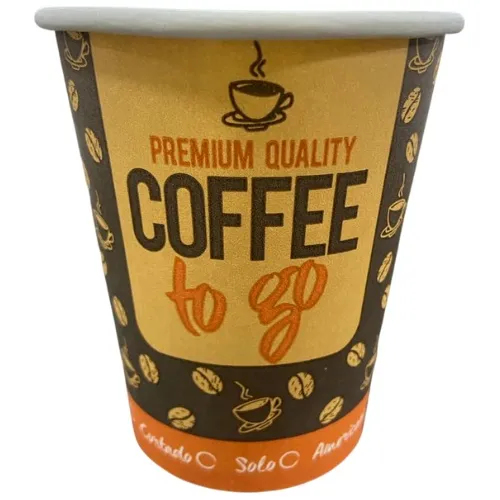 Vaso Parafinado Para Cafe Y Bebida Caliente 8oz S/tapa 1000u