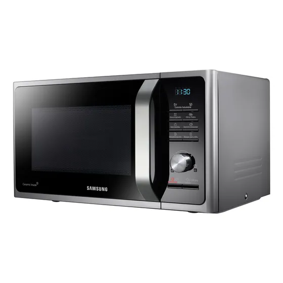 Microondas Grill Samsung MG28F3K3TAS plata 28L 220V
