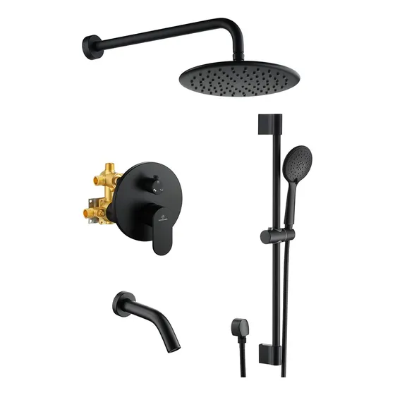 Mondawe Sistema Ducha Boquilla Bañera Juego Grifo Completo