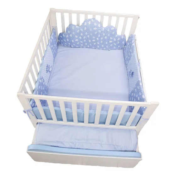 Protector Para Cama Cunas Nube X 4 Lados