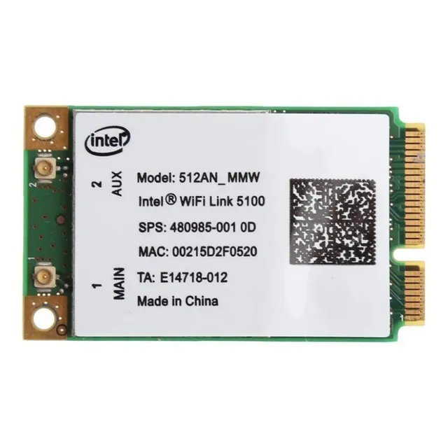 Tarjeta De Red Wifi Para Notebook Intel 512an Mmw 2,4/5 Ghz
