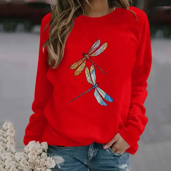 Hotkey Sudadera Para Dama Manga Larga Cuello Redondo Xl
