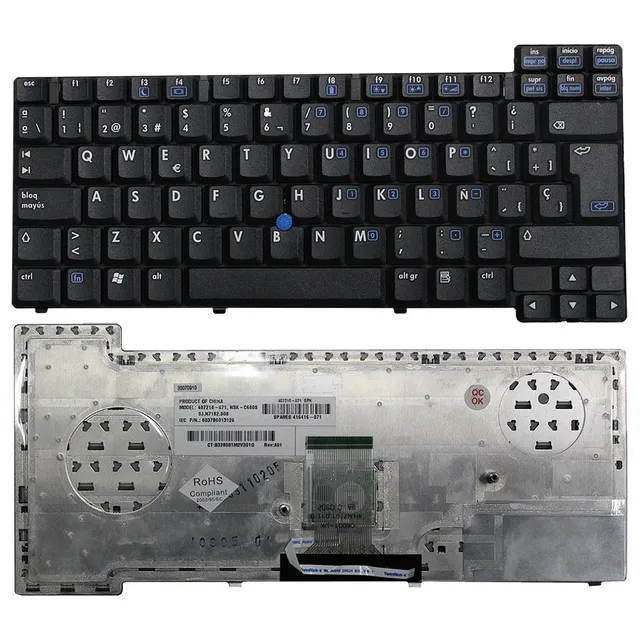 Teclado Repuesto Hp Compaq Nx7300 Nx7400 Poin Stick Con Ñ