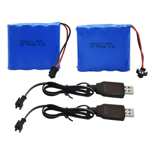 Cargador USB De 4.8V Para Baterías NiMH/NiCd Con Conector Tamiya – Compatible Con Coches RC, Aviones, Barcos Y Más