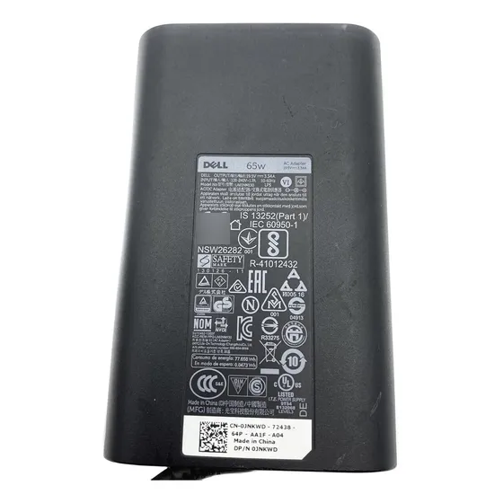 Cargador De Portatil Dell Adpt,ac,65w,lton,3p,l6,e5,ida