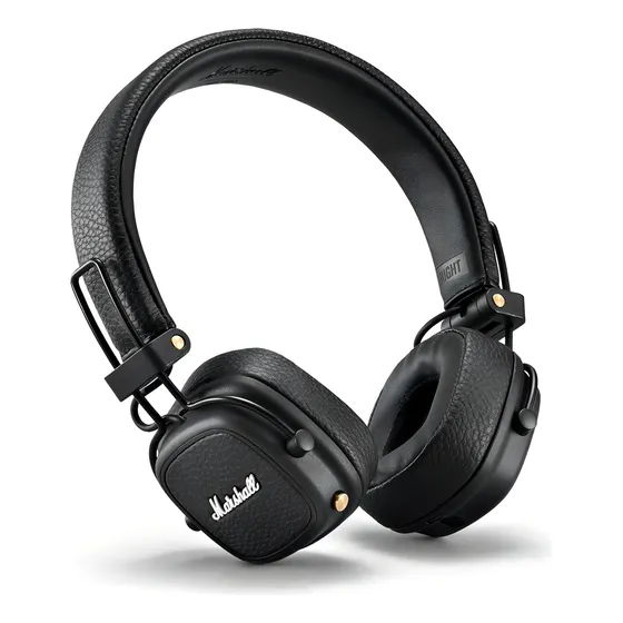 Fone de Ouvido On-Ear - Marshall Major III - Black - Oem Product - Bluetooth 5.0 Codec SBC