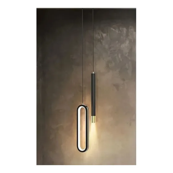 Pendente Minimalista Moderno Luminária Luxuoso Quarto 3 Em 1