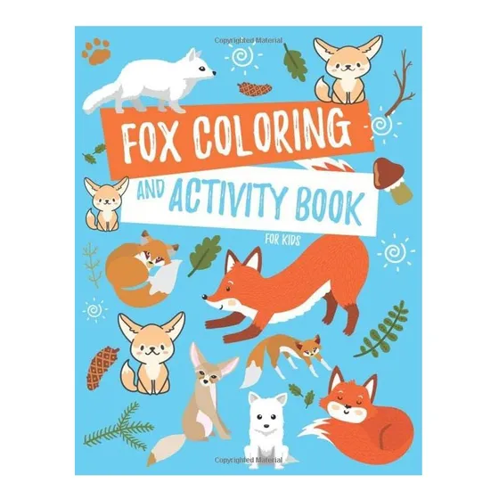 Libro: Fox Coloring And Activity Book For Kids: Fennec Fox, 