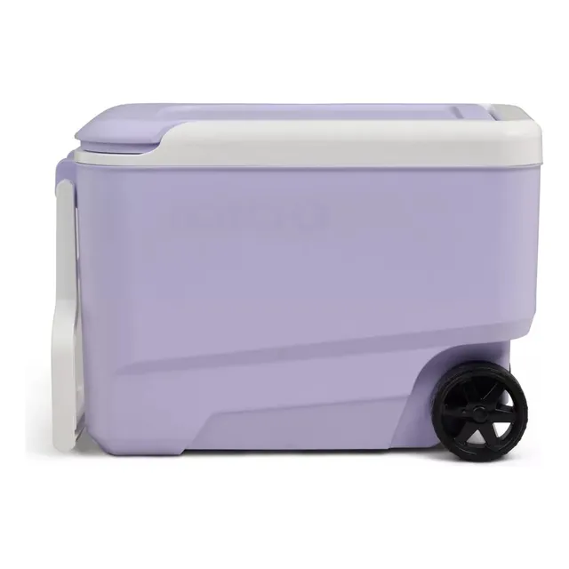 Hielera Igloo Ruedas 38 Qt Color Lila 53 Latas