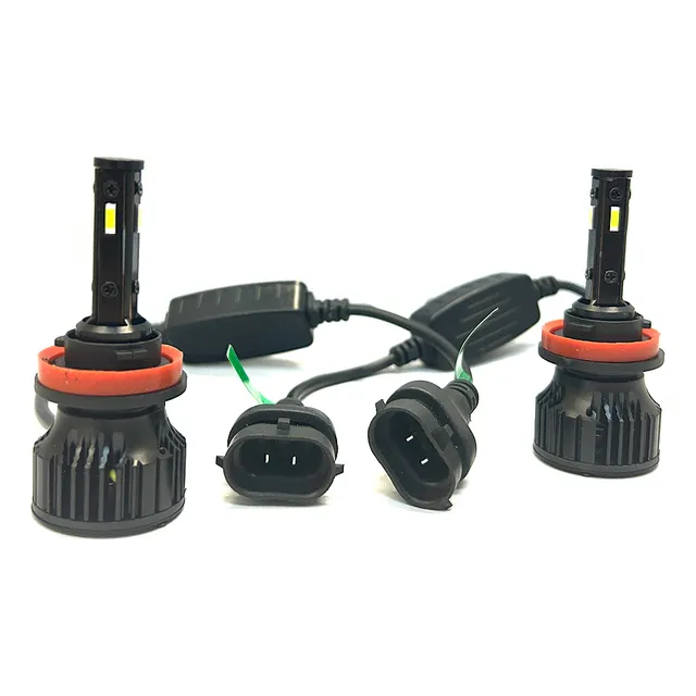 Lampara Led M43 H11 4 Caras 9-32v 6500k 5000lm Juego X2