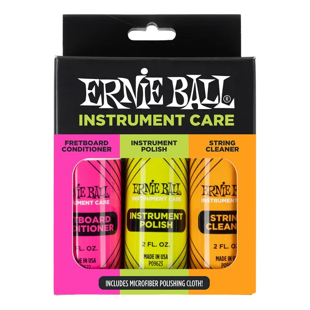 Kit De Limpieza Ernie Ball, Pulidor De Guitarra, Acondiciona