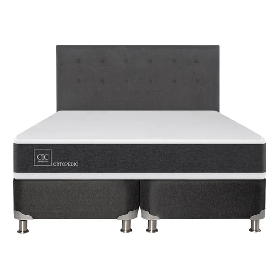 Box Spring Ortopedic 2 Plazas  + Respaldo Eufrates